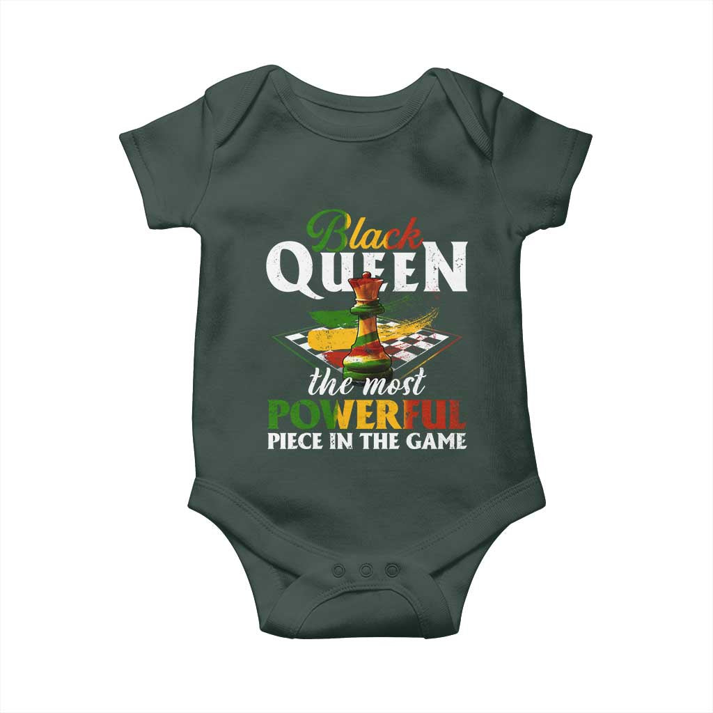 Black Pride Baby Onesie Black Queen The Most Powerful Piece In The Game TS09 Print Your Wear
