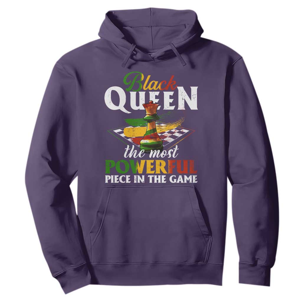 Black Pride Hoodie Black Queen The Most Powerful Piece In The Game TS09 Purple Print Your Wear