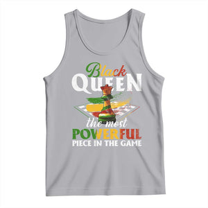 Black Pride Tank Top Black Queen The Most Powerful Piece In The Game TS09 Athletic Heather Print Your Wear