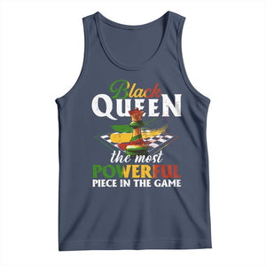 Black Pride Tank Top Black Queen The Most Powerful Piece In The Game TS09 Navy Print Your Wear