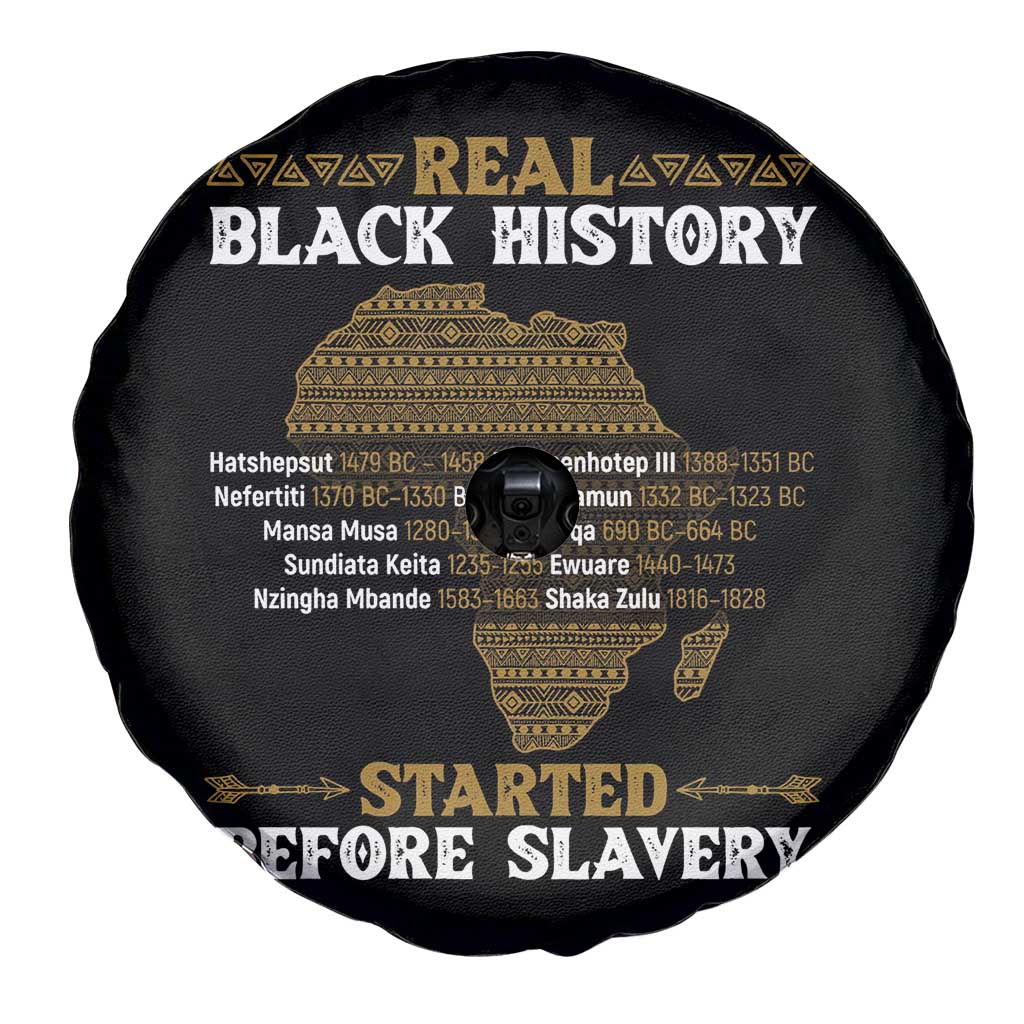 Real Black History Started Before Slavery Spare Tire Cover TS09 Print Your Wear