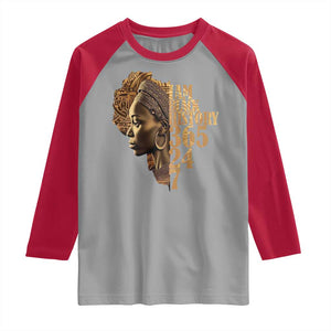 I Am Black History 365 24 7 Raglan Shirt TS09 Sport Gray Red Print Your Wear