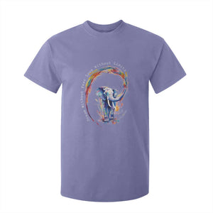 LGBTQ Ally T Shirt For Kid Dream Without Fear Love Without Limits Rainbow Watercolor Elephant TS09 Violet Print Your Wear