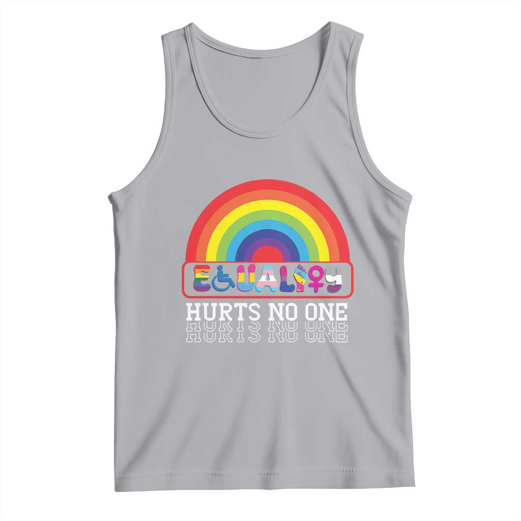 LGBTQ Ally Equality Hurts No One Tank Top TS09 Athletic Heather Print Your Wear
