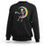 Pansexual Pride Sweatshirt Skeleton Drinking Coffee LGBTQ Pan Flag TS09 Black Printyourwear
