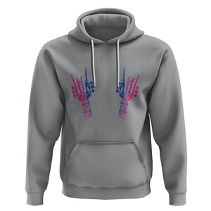 Pansexual Pride Hoodie Skeleton Rock Hand LGBTQ Pans Flag TS09 Sport Gray Printyourwear