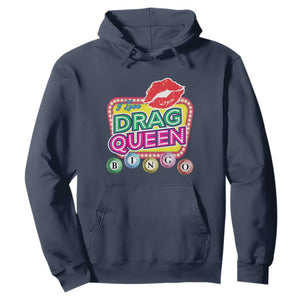 Drag Queen Hoodie I Love Drag Queen Bingo Fan LGBTQ TS09 Navy Print Your Wear