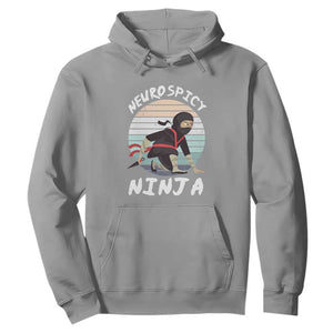 Neurodiversity Hoodie Neurospicy Ninja Autism ADHD ASD TS09 Sport Gray Printyourwear