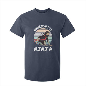 Neurodiversity T Shirt For Kid Neurospicy Ninja Autism ADHD ASD TS09 Navy Printyourwear