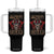 Viking Tumbler With Handle The Problem Is That No One Drinks From The Skulls Of Their Enemies Anymore TS09 One Size: 40 oz Black Print Your Wear