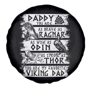 Viking Dad Spare Tire Cover As Brave As Ragnar As Wise As Odin As Strong As Thor TS09 Print Your Wear