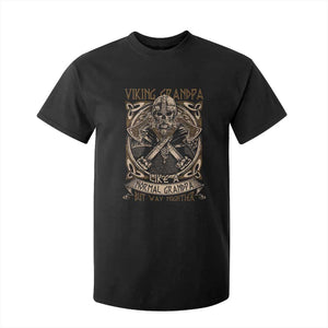 Viking Grandpa T Shirt For Kid Like A Normal Grandpa But Way Mightier TS09 Black Print Your Wear