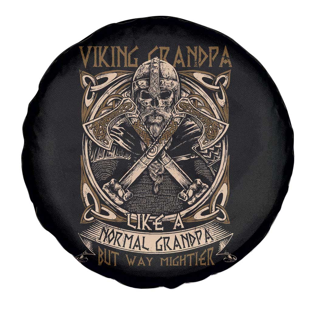 Viking Grandpa Spare Tire Cover Like A Normal Grandpa But Way Mightier TS09 Print Your Wear