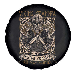 Viking Grandpa Spare Tire Cover Like A Normal Grandpa But Way Mightier TS09 Print Your Wear