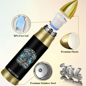 Viking Bullet Tumbler I Am A Man Of The Norse I Fear Odin And My Wife TS09 Print Your Wear