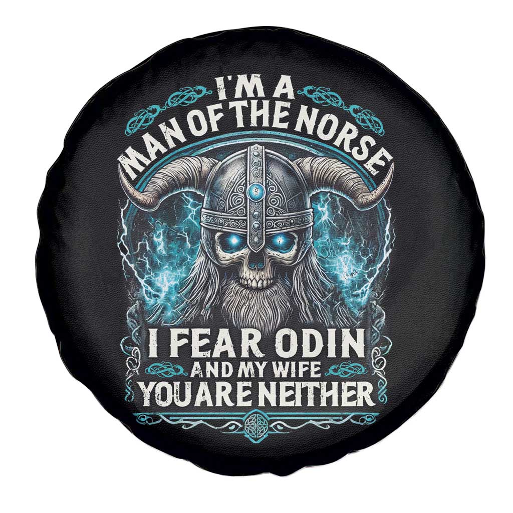 Viking Spare Tire Cover I Am A Man Of The Norse I Fear Odin And My Wife TS09 Print Your Wear