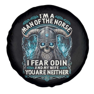 Viking Spare Tire Cover I Am A Man Of The Norse I Fear Odin And My Wife TS09 Print Your Wear