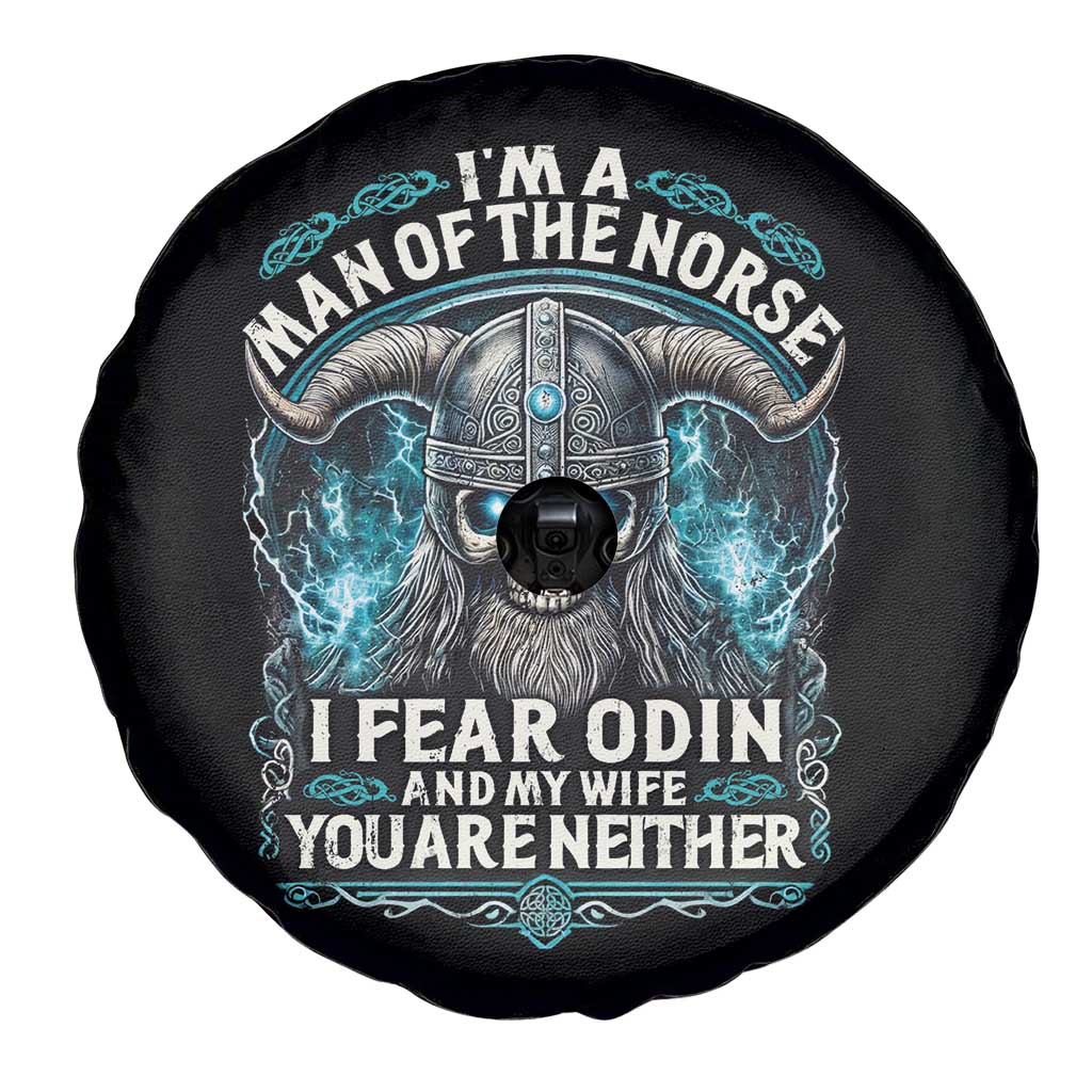 Viking Spare Tire Cover I Am A Man Of The Norse I Fear Odin And My Wife TS09 Print Your Wear