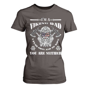 Viking Dad T Shirt For Women I Fear Odin And My Wife TS09 Dark Chocolate Print Your Wear