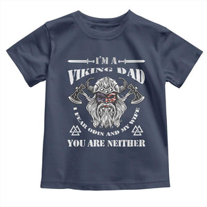 Viking Dad Toddler T Shirt I Fear Odin And My Wife TS09 Navy Print Your Wear