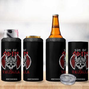 Viking 4 in 1 Can Cooler Tumbler Son Of Odin VALHALLA Norse Mythology TS09 Print Your Wear