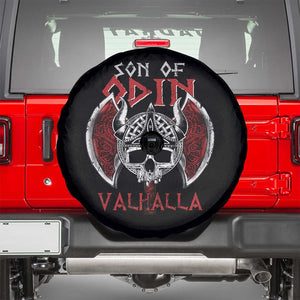 Viking Spare Tire Cover Son Of Odin VALHALLA Norse Mythology TS09 Black Print Your Wear