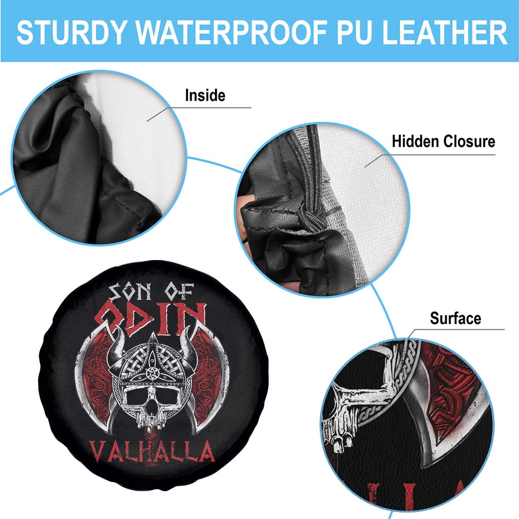 Viking Spare Tire Cover Son Of Odin VALHALLA Norse Mythology TS09 Print Your Wear