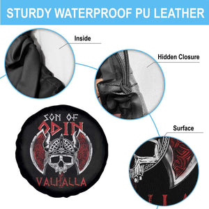 Viking Spare Tire Cover Son Of Odin VALHALLA Norse Mythology TS09 Print Your Wear