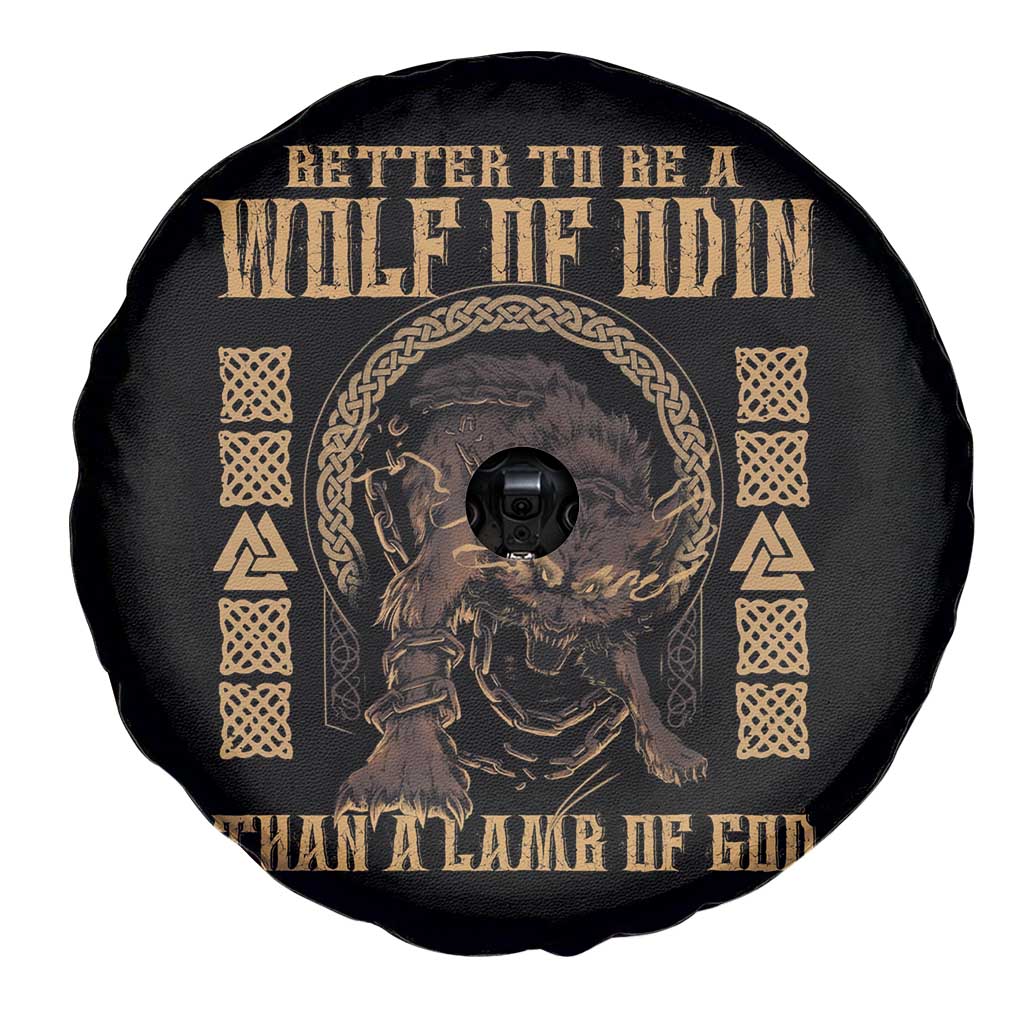 Viking Spare Tire Cover Better To Be Wolf Of Odin Norse Mythology TS09 Print Your Wear
