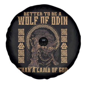 Viking Spare Tire Cover Better To Be Wolf Of Odin Norse Mythology TS09 Print Your Wear
