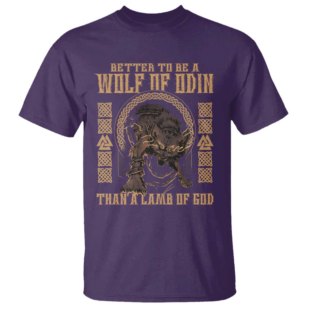 Viking T Shirt Better To Be Wolf Of Odin Norse Mythology TS09 Purple Print Your Wear