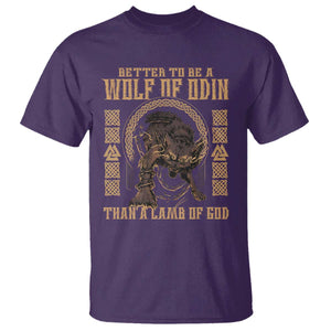 Viking T Shirt Better To Be Wolf Of Odin Norse Mythology TS09 Purple Print Your Wear