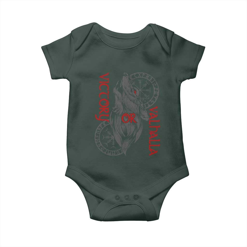 Viking Victory Or Valhalla Baby Onesie Norse Mythology TS09 Print Your Wear