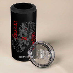 Viking Victory Or Valhalla 4 in 1 Can Cooler Tumbler Norse Mythology TS09 Print Your Wear