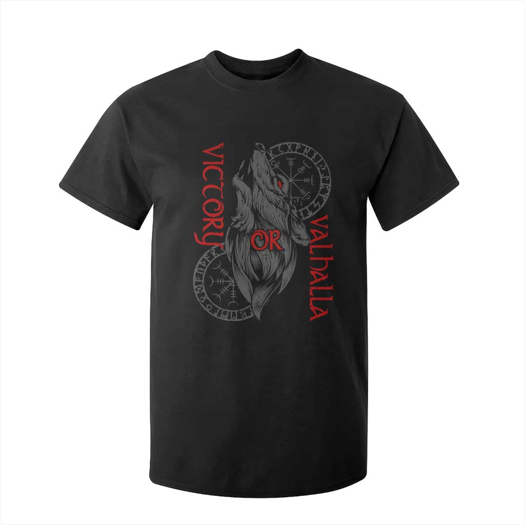 Viking Victory Or Valhalla T Shirt For Kid Norse Mythology TS09 Black Print Your Wear