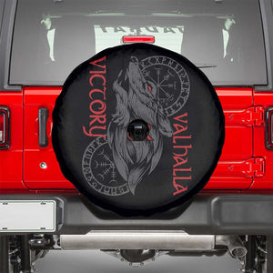 Viking Victory Or Valhalla Spare Tire Cover Norse Mythology TS09 Black Print Your Wear