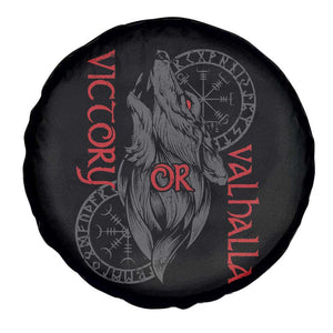 Viking Victory Or Valhalla Spare Tire Cover Norse Mythology TS09 Print Your Wear