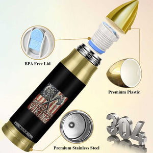 American Viking Bullet Tumbler American Flag Axe Norse Mythology TS09 Print Your Wear