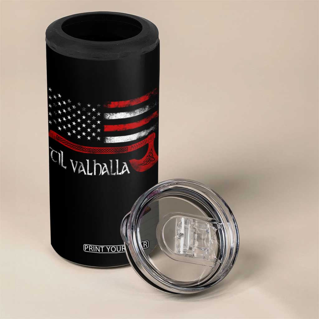 Viking Til Valhalla 4 in 1 Can Cooler Tumbler TS09 Print Your Wear