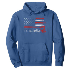 Viking Til Valhalla Hoodie TS09 Royal Blue Print Your Wear