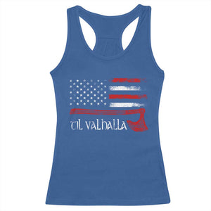 Viking Til Valhalla Racerback Tank Top TS09 Royal Blue Print Your Wear