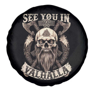 Viking Spare Tire Cover See You In Valhalla TS09 Print Your Wear