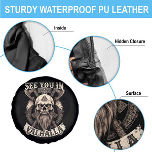 Viking Spare Tire Cover See You In Valhalla TS09 Print Your Wear