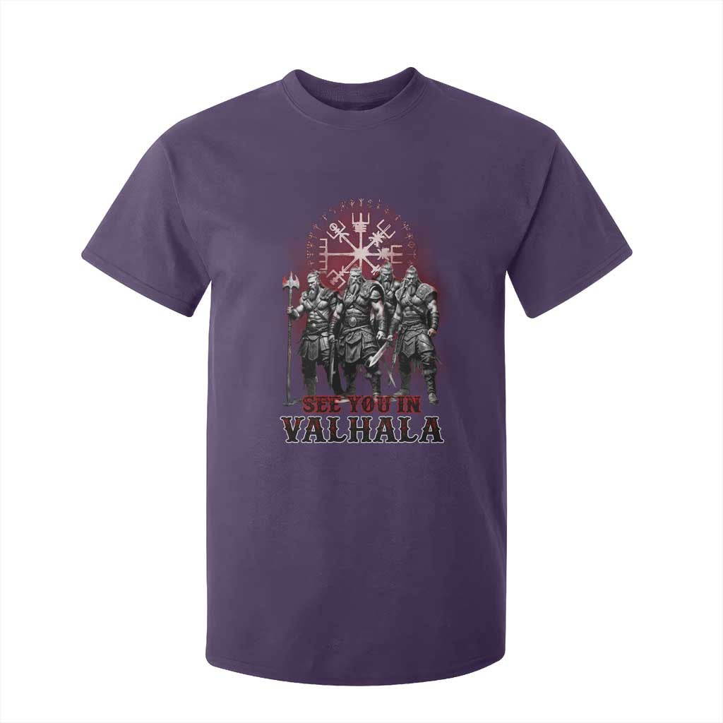 Viking Warrior T Shirt For Kid See You In Valhalla TS09 Purple Print Your Wear