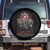 Viking Warrior Spare Tire Cover See You In Valhalla TS09 No hole Black Print Your Wear