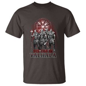 Viking Warrior T Shirt See You In Valhalla TS09 Dark Chocolate Print Your Wear