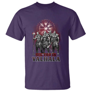 Viking Warrior T Shirt See You In Valhalla TS09 Purple Print Your Wear