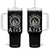 Viking Tumbler With Handle Too Many Idiots Not Enough Axes TS09 One Size: 40 oz Black Print Your Wear