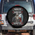 Viking Spare Tire Cover If They Stand Against You Show No Mercy TS09 No hole Black Print Your Wear