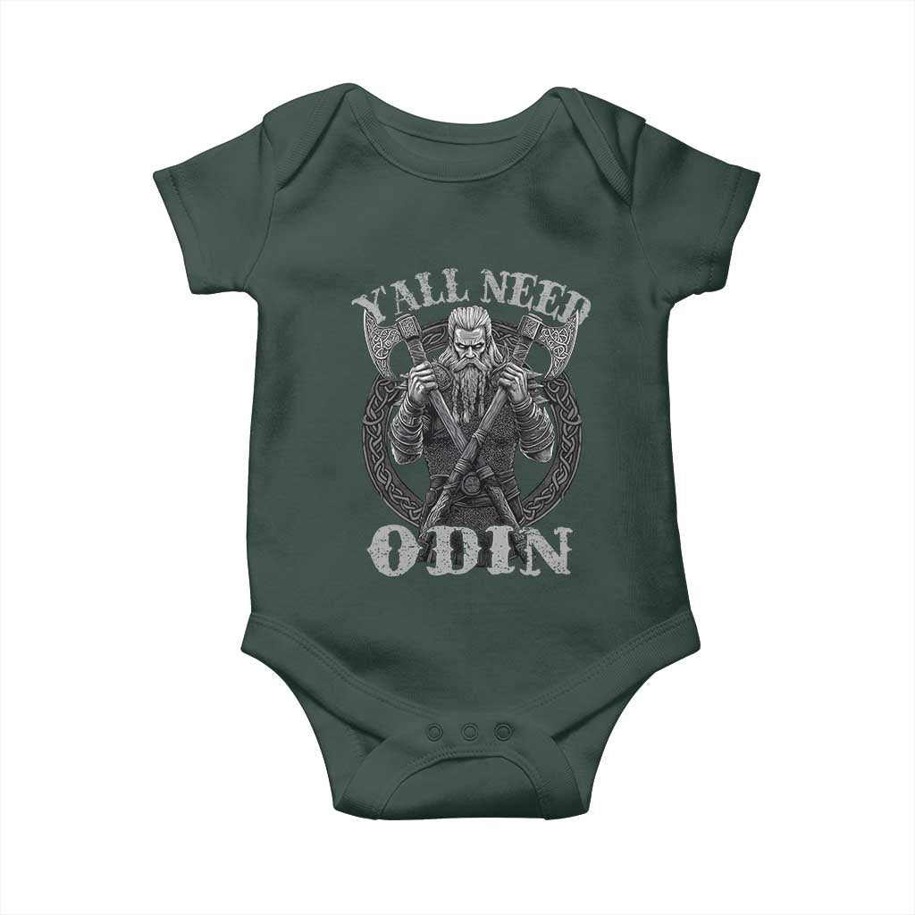 Viking Baby Onesie Y'all Need Odin TS09 Print Your Wear